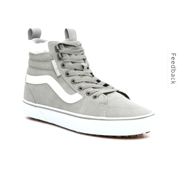 Vans Shoes - NEW Vans Filmore Vansguard  Women's High-Top Shoes Grey Suede/ White Mul…